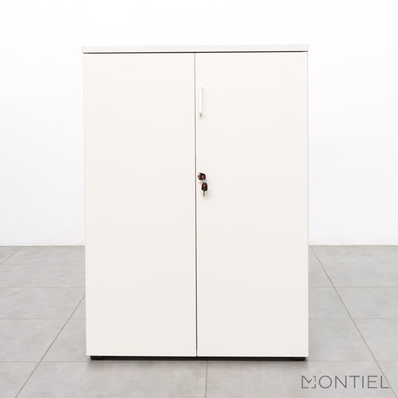 ▷ Armario Blanco con Llave de Oficina de Actiu - Montiel