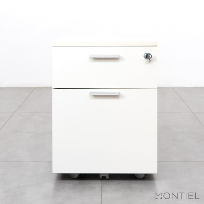 Cajonera Madera Blanca de Forma 5 - Montiel