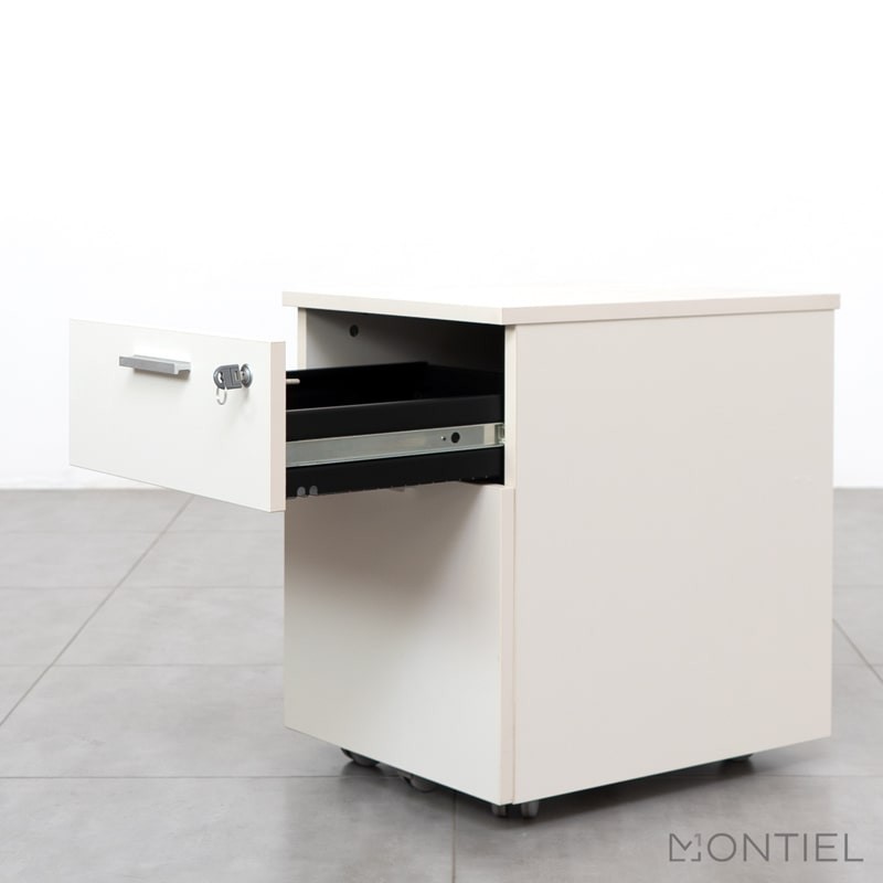 Cajonera Madera Blanca de Forma 5 - Montiel