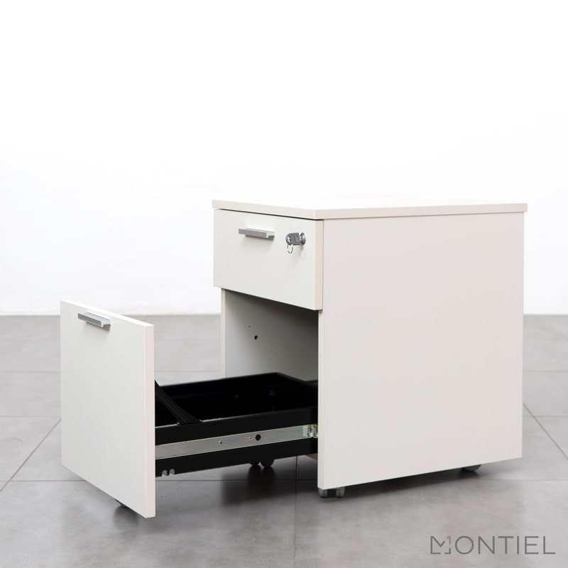 Cajonera Madera Blanca de Forma 5 - Montiel