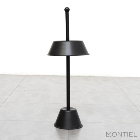 ▷ Cenicero Exterior Alto Metálico Negro MM911