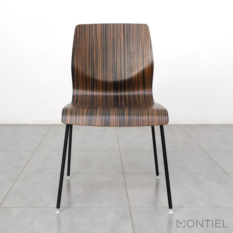 ▷ Silla Apilable para Recepciones Curvae de Forma 5 - Montiel