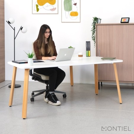 ▷ Mesa Oficina Patas Madera Argos de Ismobel - Montiel