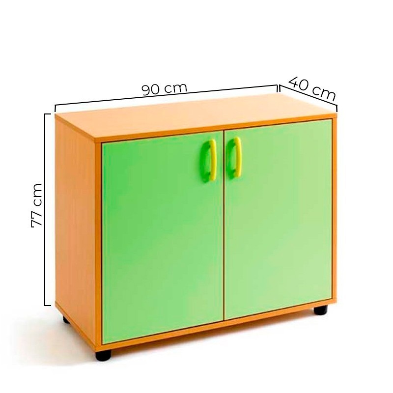 ▷ Armario Bajo Escolar con Puertas de Tagar Mod. 721-0 - Montiel