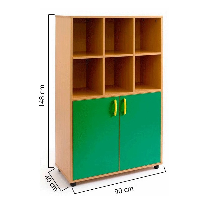 armario de colores imnfantil