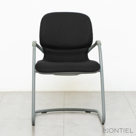 silla confidente negra segunda mano