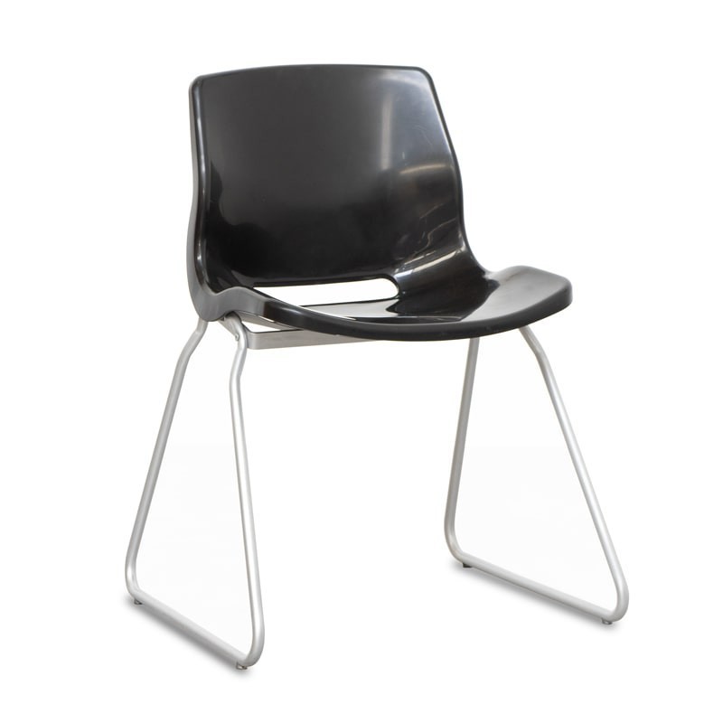 Silla Oficina Polipropileno Negro MM944 de Montiel