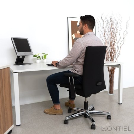 Mesa Blanca 160x80 para Despacho de Steelcase - Montiel