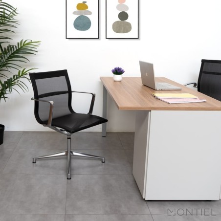 ▷ Silla Visitantes Diseño Una Chair de ICF - Montiel