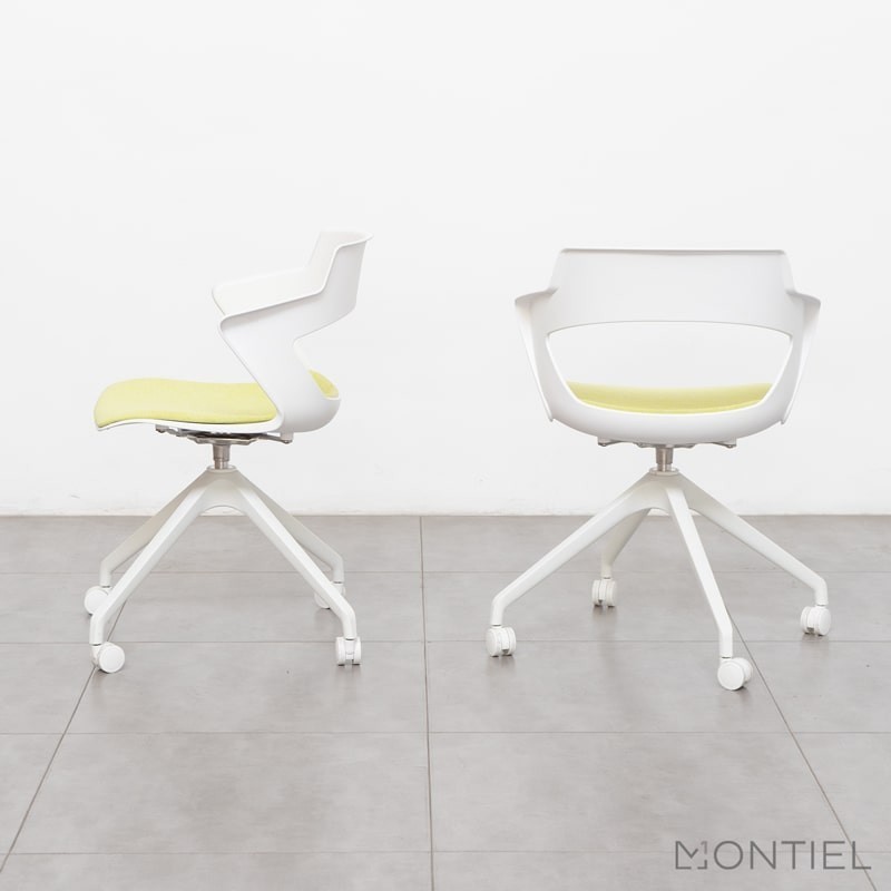 ▷ Silla Giratoria Blanca Creta de JDM Ismobel - Montiel