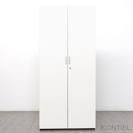 ▷ Armario de Madera Blanco Puertas Batientes de Forma 5