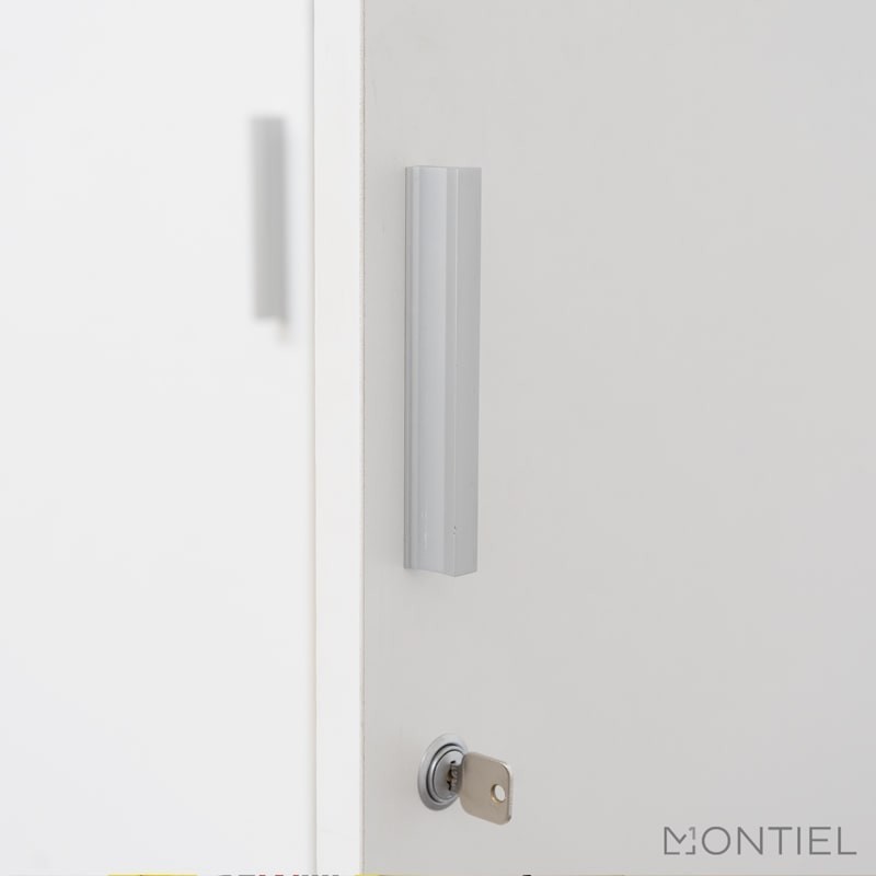 ▷ Armario de Madera Blanco Puertas Batientes de Forma 5