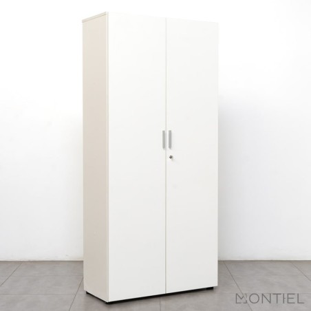 ▷ Armario de Madera Blanco Puertas Batientes de Forma 5