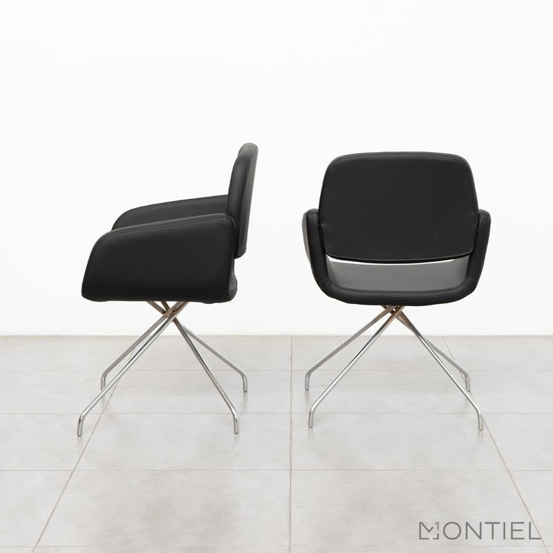 Silla Confidente Símil Piel Aita de DileOffice - Montiel