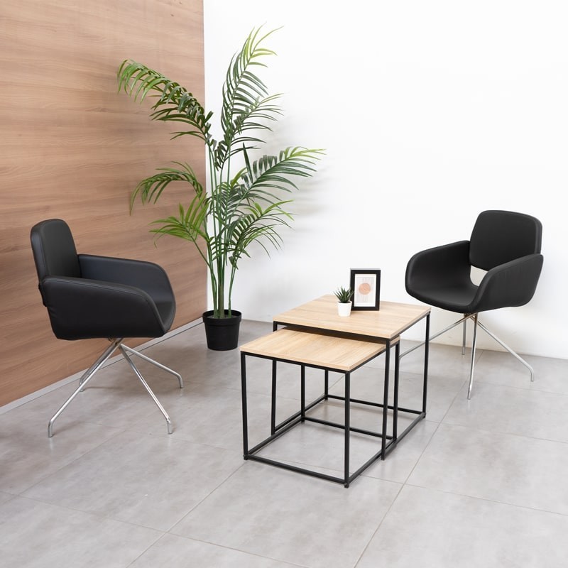 Silla Confidente Símil Piel Aita de DileOffice - Montiel