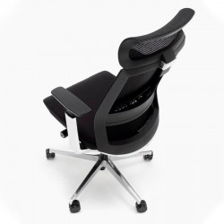 Sillón Dirección Símil Piel Negra Toronto de Euromof