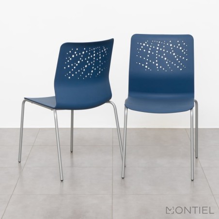 Silla Confidente Azul Urban Bloc de Actiu -  Montiel