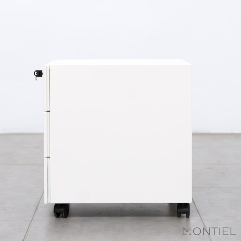 Cajonera Blanca 3 cajones con Ruedas MM1064