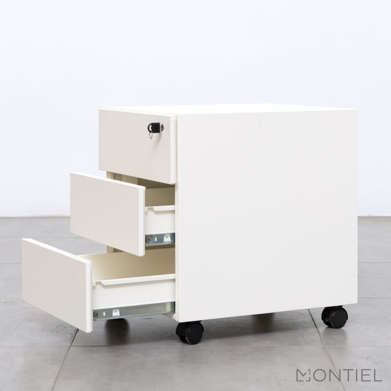 Cajonera Blanca 3 cajones con Ruedas MM1064