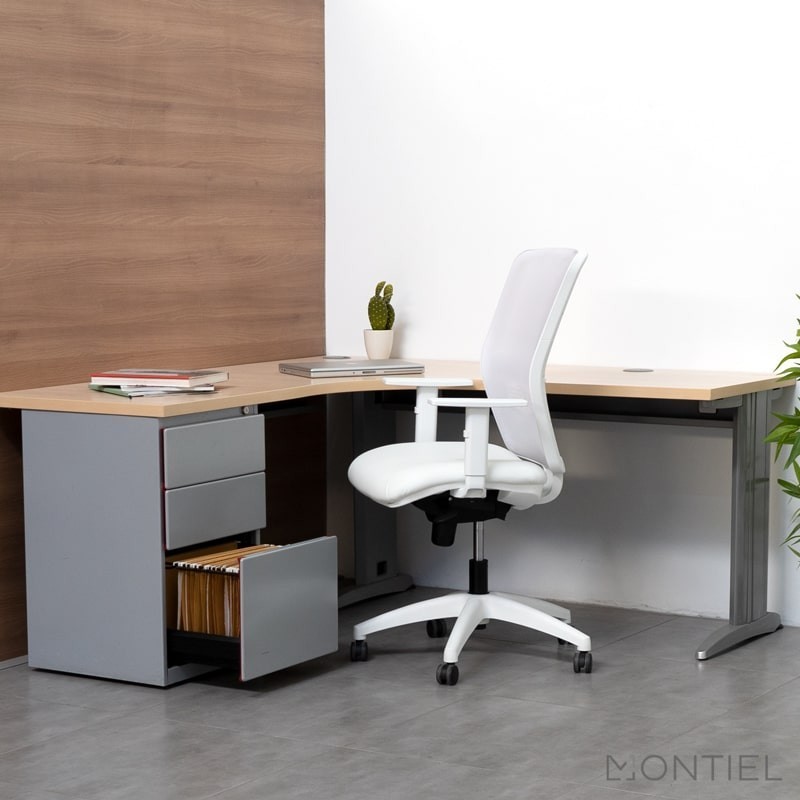 Silla Ergonómica Blanca Kerry White de Vincolo - Montiel