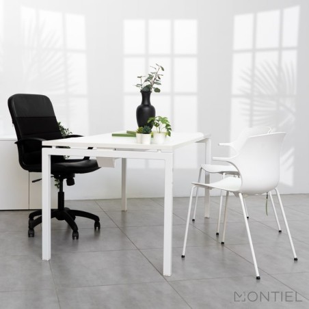 Silla Blanca 4 patas para Recepción Frill de Mobel Línea