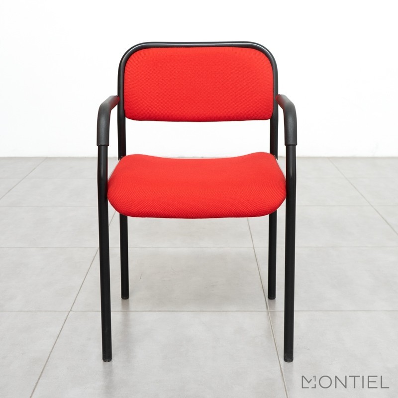 Silla Confidente Oficina Roja MM1137 de Montiel