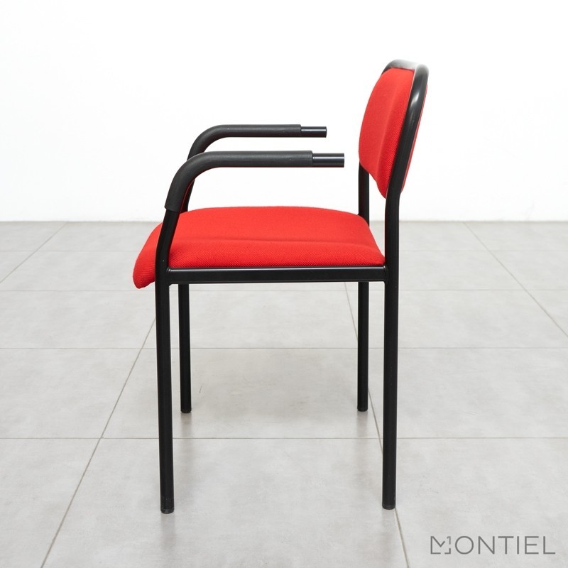 Silla Confidente Oficina Roja MM1137 de Montiel