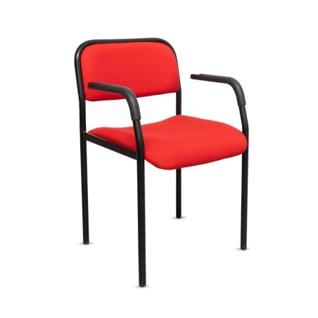 Silla Confidente Oficina Roja MM1137 de Montiel