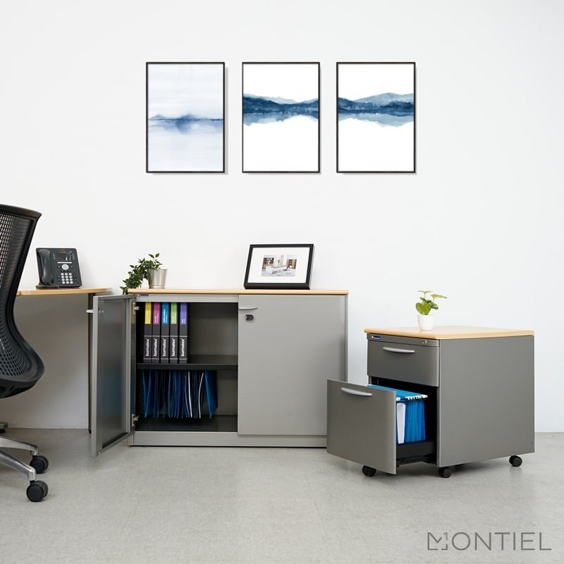 Cajonera de Oficina con Llave de Steelcase - Montiel