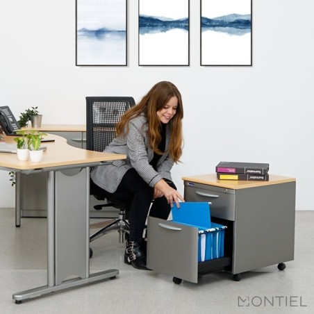 Cajonera de Oficina con Llave de Steelcase - Montiel