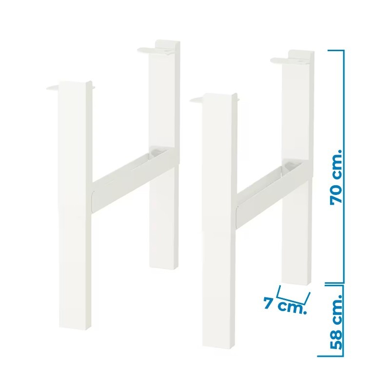 Patas de escritorio blancas espacios modernos