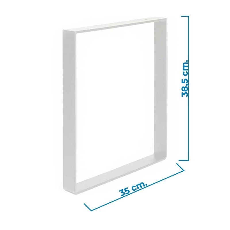 patas para mesa auxiliar cuadradas blancas o negras