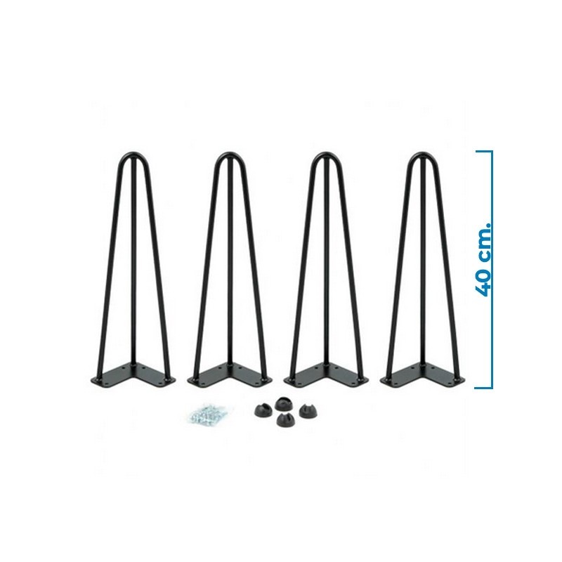 Patas para mesa baja vanguardista  estilo industrial
