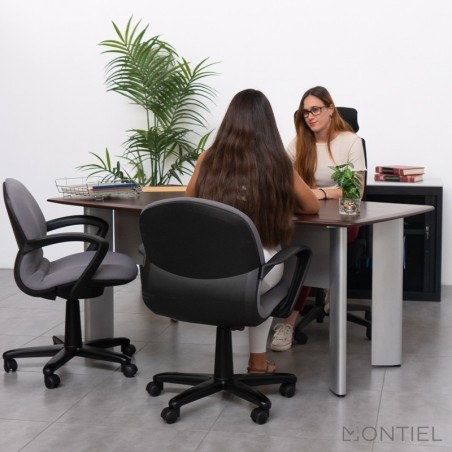 Silla Giratoria de Oficina con Brazos fijos Activa