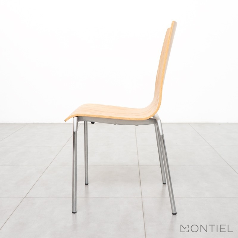 ▷ Silla para Visitantes de Madera con 4 patas - Montiel