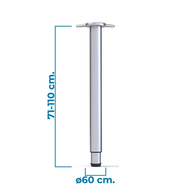 Mesa Escritorio Patas Metálicas Oficinas