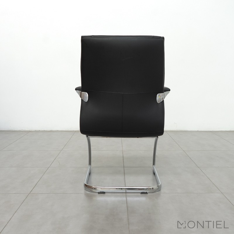 ▷ Sillón Confidente de Piel Cantabria de Herpesa - Oficinas Montiel