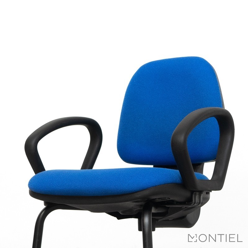 Silla Confidente Recepción Azul MM1227 de Montiel