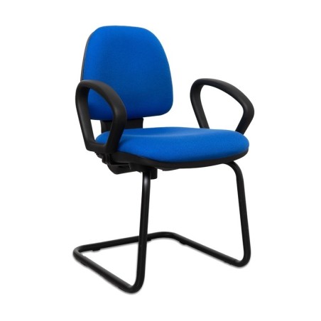 Silla Confidente Recepción Azul MM1227 de Montiel