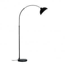 Lámpara de pie Arco Negra para Oficinas Luce