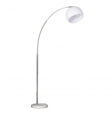 Lámpara de Pie Arco Cromada Oficinas Incan