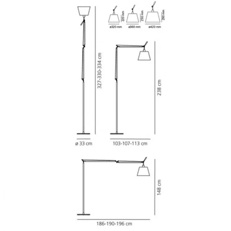 Lámpara pie Sala Espera para Oficinas Modernas