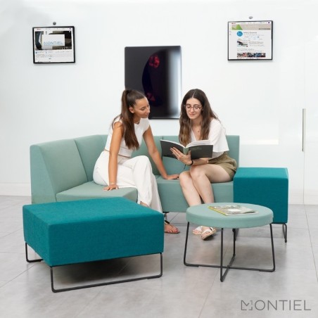 Taburete Bajo Redondo Verde Lets Sit de Forma 5 - EXPRESS