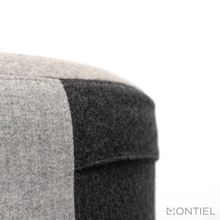 Puff taburete redondo tapizado Cyl de Forma 5 - Montiel