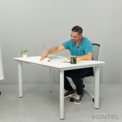 Oficinas Montiel MM1326 Mesa de Oficina con Pasacables 160x80cm