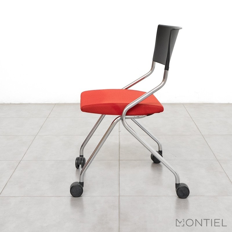 ▷ Pack 2 Sillas Plegables con Ruedas Flip Flap de Sedus - Montiel