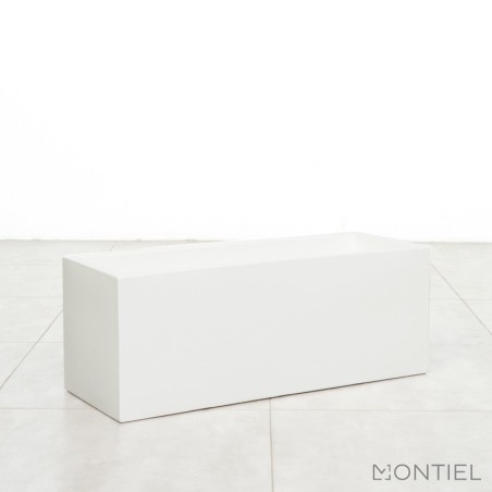 Macetero Blanco Bajo Planter de Vondom - Montiel