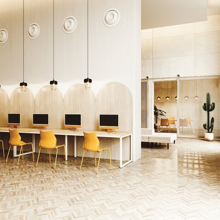 Mesa Doble Escritorio para Oficinas Strip de Kesta - Montiel