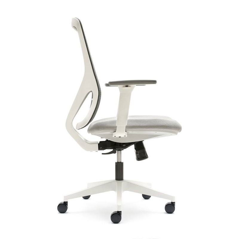 Silla Blanca Oficina Ergonómica Lyon de Euromof