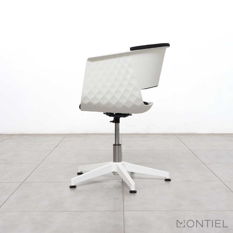 Silla Confidente Blanca Giratoria Golf de Montiel